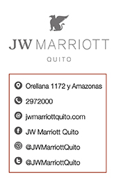 JW Marriott Quito - Revista CLAVE! edición 105