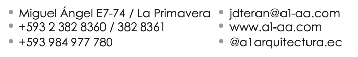 A1 Arquitectura Avanzada - Especial Arquitectos Ecuador 2026 - Revista CLAVE Bienes Raíces Ecuador