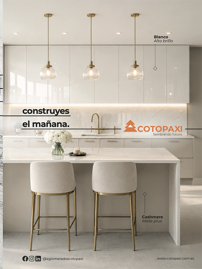 COTOPAXI Especial Interiorismo 2026 - Revista CLAVE! Bienes Raíces Ecuador